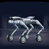 Unitree A2-W wheel-leg quadruped, side view